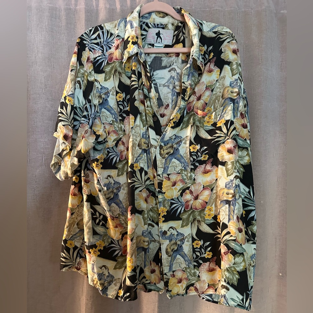 Vintage Reyn Spooner Elvis Hawaiian Shirt
